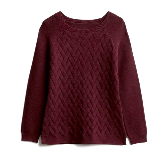 Dilly Chevron Raglan Pullover - Picture 2 of 3